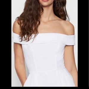 BCBGgeneration culotte off shoulder jumpsuit